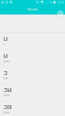 Learn Korean with K-Pop android App screenshot 4